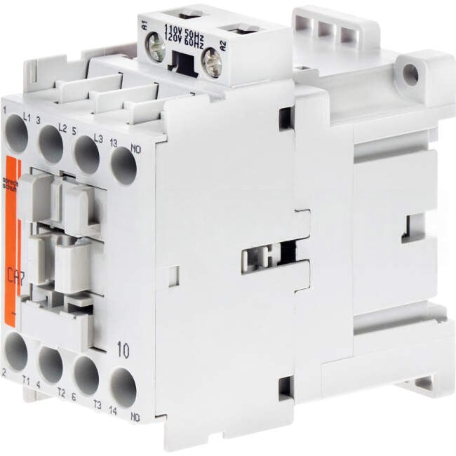 NHP 5 Amp to 32 Amp 3 Pole 4kW Contactor With 110 Volt AC Coil & 1 x N/O Auxiliary Contact