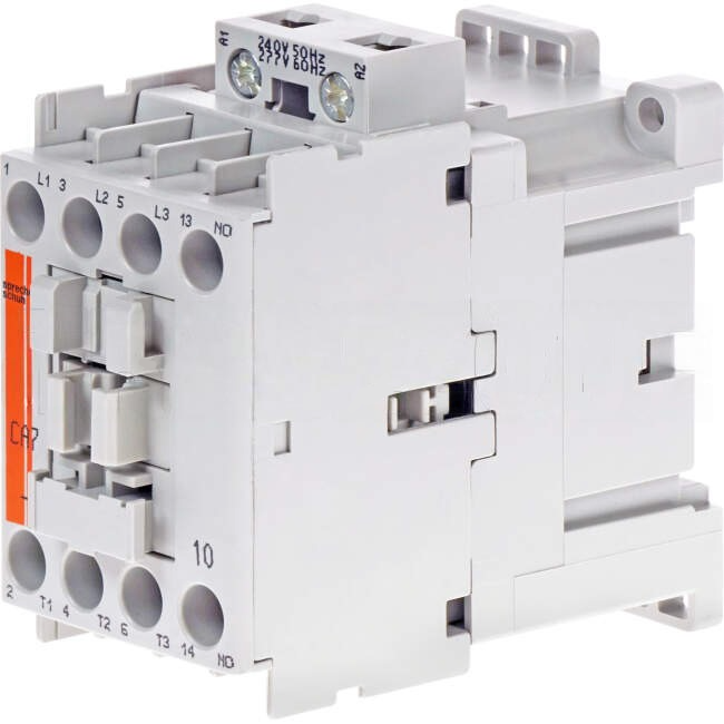 NHP 5 Amp to 32 Amp 3 Pole 4kW Contactor With 240 Volt AC Coil & 1 x N/O Auxiliary Contact