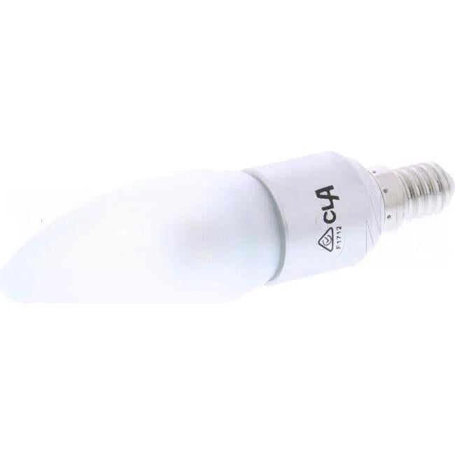 CLA 4 Watt Frosted Candle LED Dimmable Lamp With SES/E14 Connection 5000k