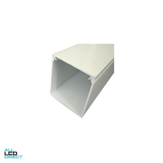 APP 100mm x 100mm x 4 Metres Cable Duct White - Green Star Certified