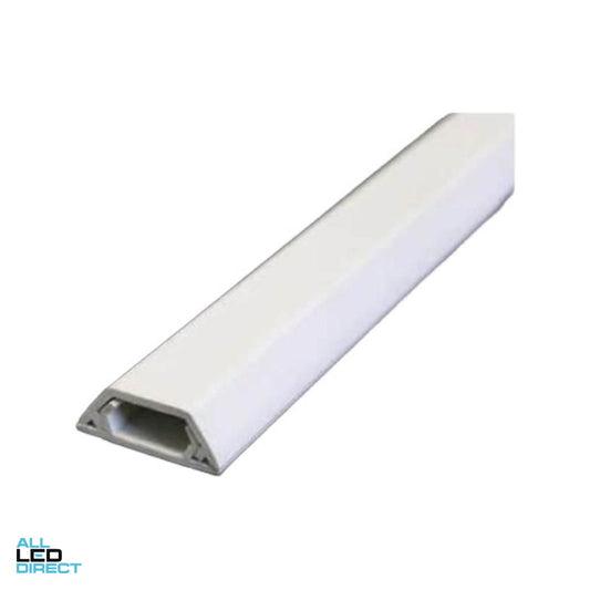 APP 10mm x 6mm x 4 Metres Rigid Cable Duct White - Green Star Certified