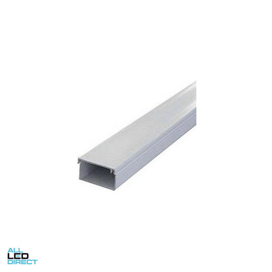 APP 40mm x 25mm x 4 Metres Rigid Cable Duct White - Green Star Certified