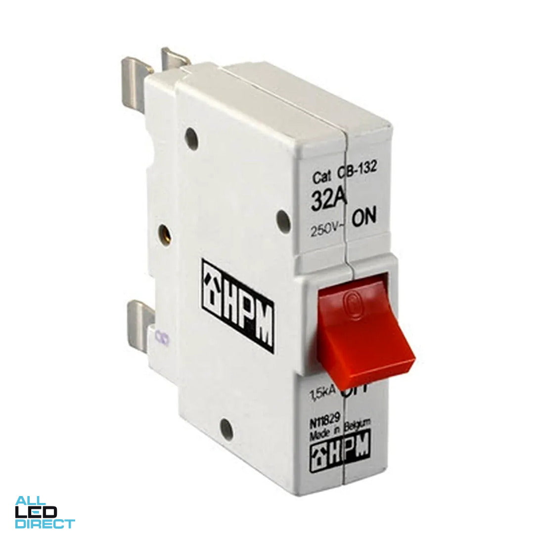 HPM 32 Amp Plug In MCB 1 Pole 3kA ALL LED Direct