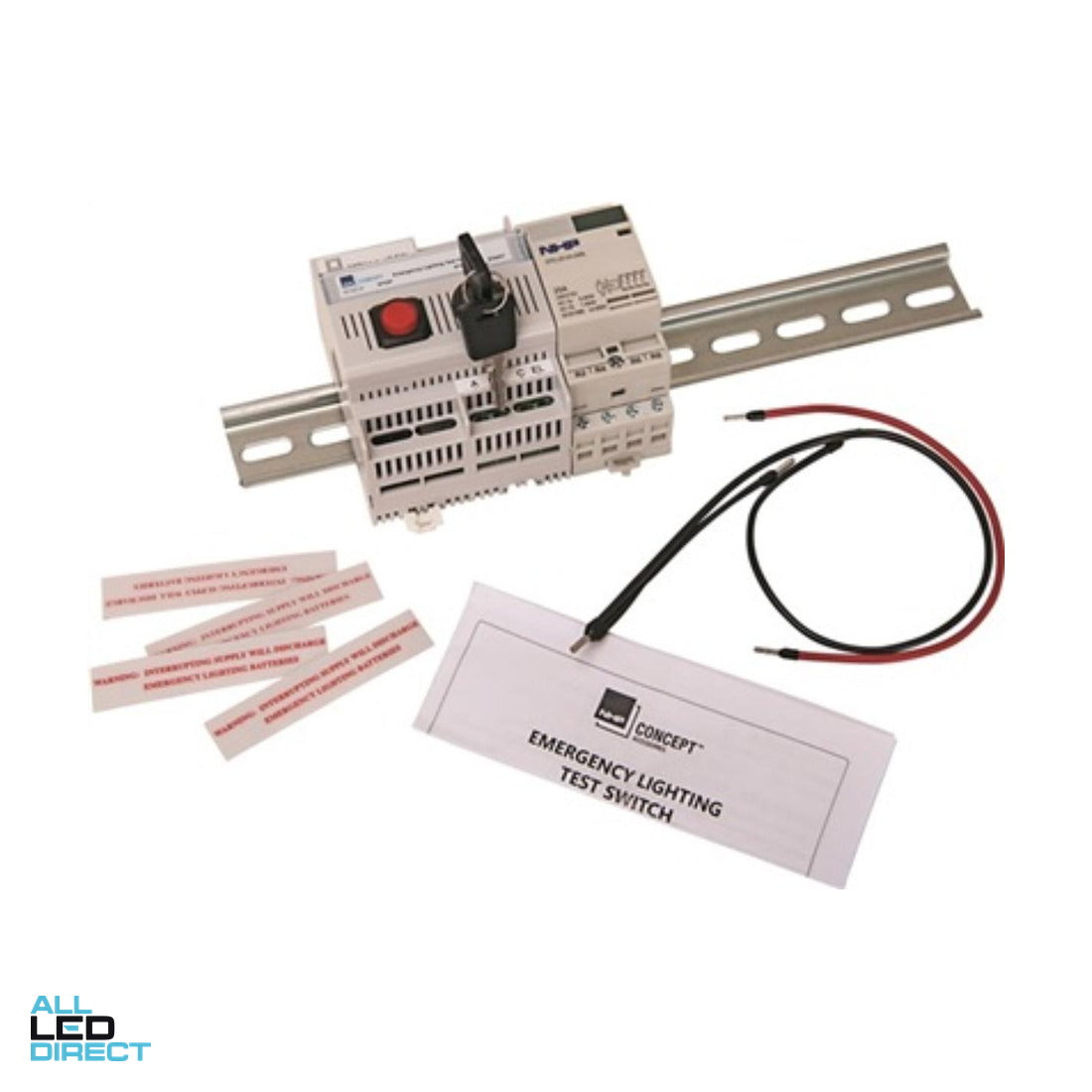 NHP CONCEPT Open Type Panelboard Accessory Push Button Emergency Lighting Test Unit ALL LED Direct