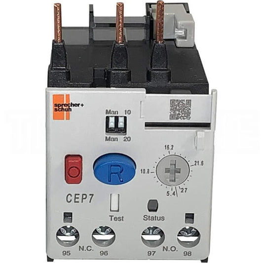 NHP 3.2 Amp - 16 Amp Electronic Overload Relay With Manual Reset