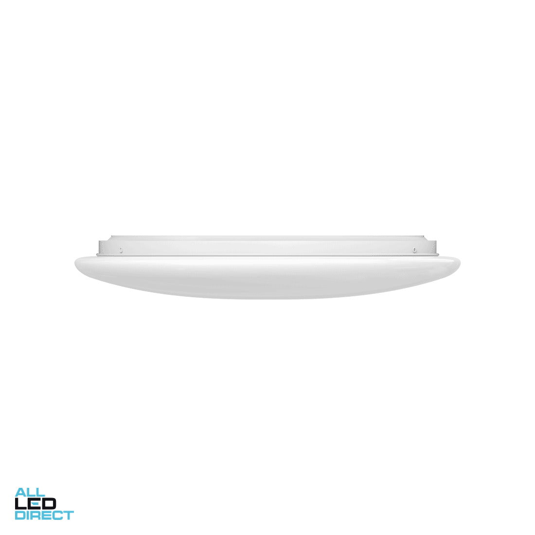 Haneco 25 W 400 mm LED Emergency Oyster Light With Sensor Tri Colour ALL LED Direct
