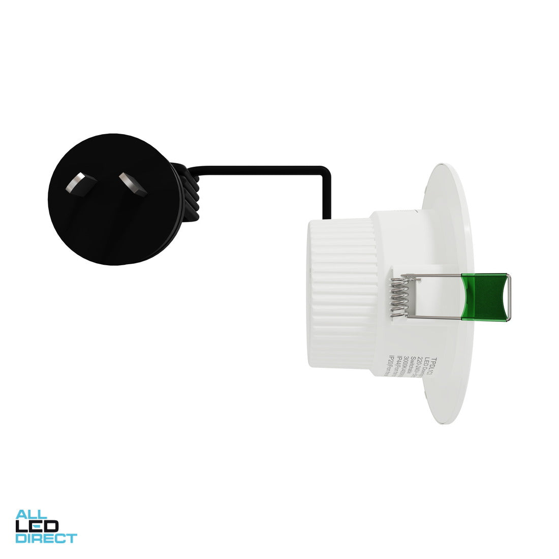 Clipsal 7 W 90 mm Cut Out Dimmable LED Downlight White 3000/4000/6000 K ALL LED Direct