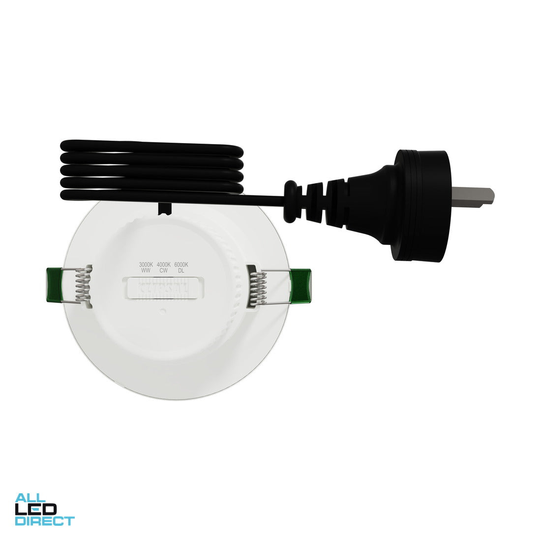 Clipsal 7 W 90 mm Cut Out Dimmable LED Downlight White 3000/4000/6000 K ALL LED Direct