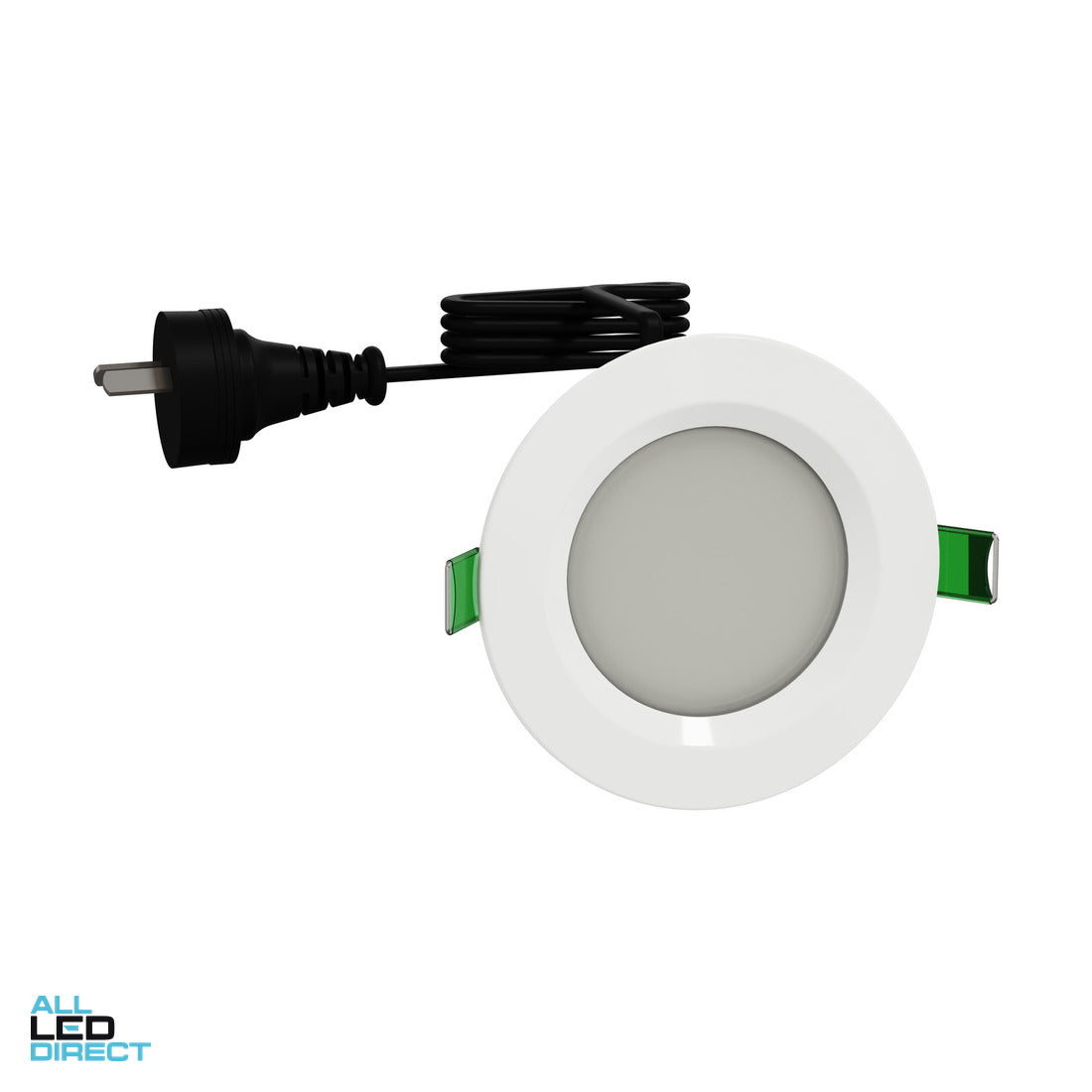 Clipsal 7 W 90 mm Cut Out Dimmable LED Downlight White 3000/4000/6000 K Pack of 6 ALL LED Direct