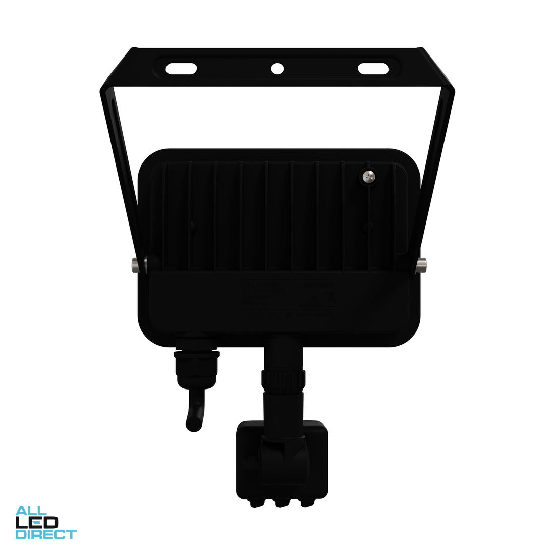 Clipsal 20 W TPFLT Weatherproof IP65 LED Floodlight with PIR Sensor Black 4000 K 2100lms ALL LED Direct