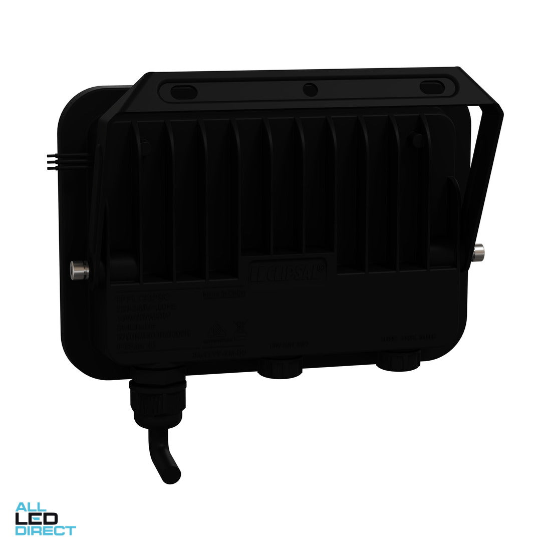Clipsal 15/20/30 W TPFLT Weatherproof IP65 LED Floodlight Black 3000/4000/6000 K 3150lms ALL LED Direct