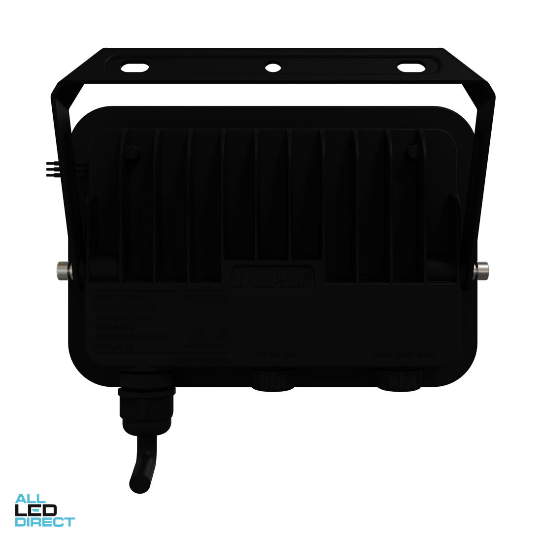 Clipsal 15/20/30 W TPFLT Weatherproof IP65 LED Floodlight Black 3000/4000/6000 K 3150lms ALL LED Direct