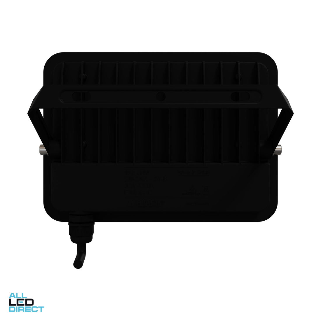 Clipsal 50 W TPFLT Weatherproof IP65 LED Floodlight Black 4000 K 5250lms ALL LED Direct