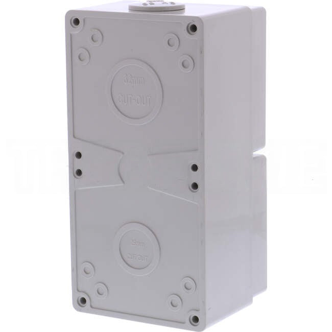 GEN3 20 Amp 3 Phase 5 Round Pins Industrial Switched Outlet Grey