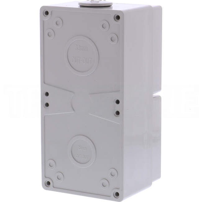 GEN3 32 Amp 3 Phase 5 Round Pins Industrial Switched Outlet Grey