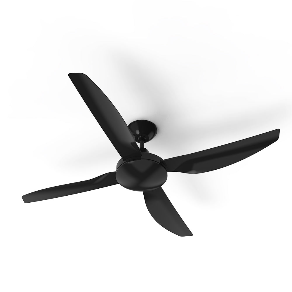 Atom 1320mm (52') COOLUM 4 Blade Ceiling Sweep Fan With ABS Blades Black