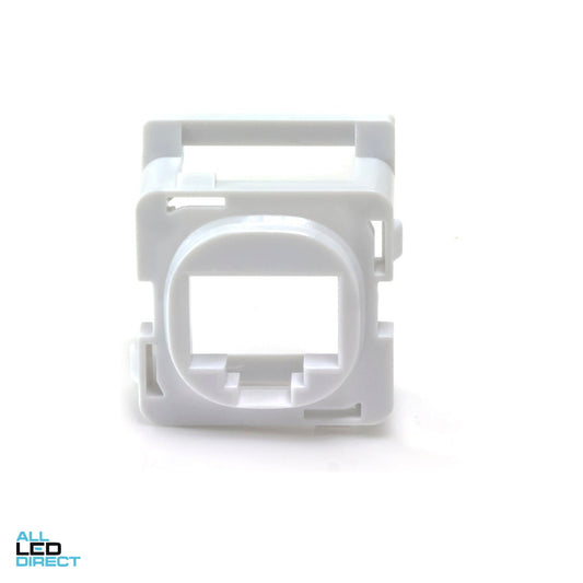 Serveredge RJ45 Aussie Style Bezel White Pack Of 10 ALL LED Direct