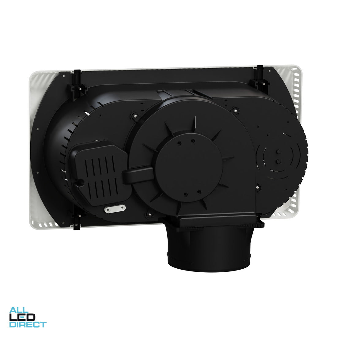 Clipsal AIRFLOW 3 In 1 Bathroom Fan, LED Light & Heater Duct Exhaust White ALL LED Direct
