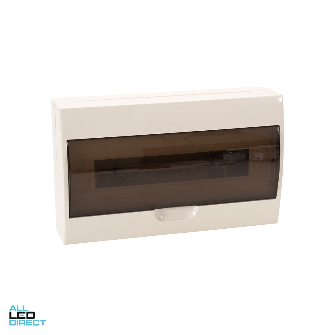 NHP 18 Pole Plastic Surface Mounted Switchboard Transparent Door ALL LED Direct
