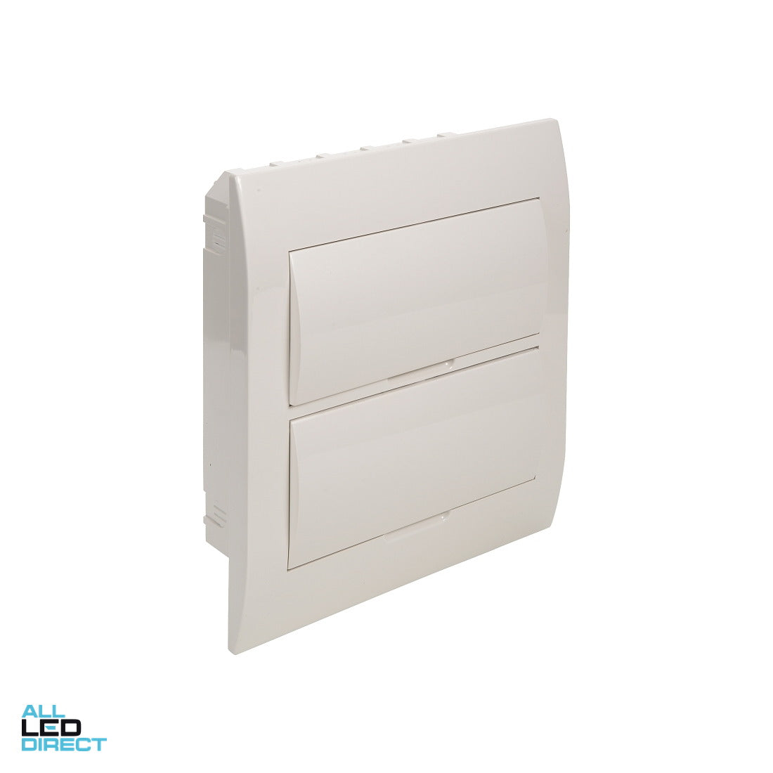 NHP 24 Pole Plastic Flush Mounted Switchboard Plain Door ALL LED Direct
