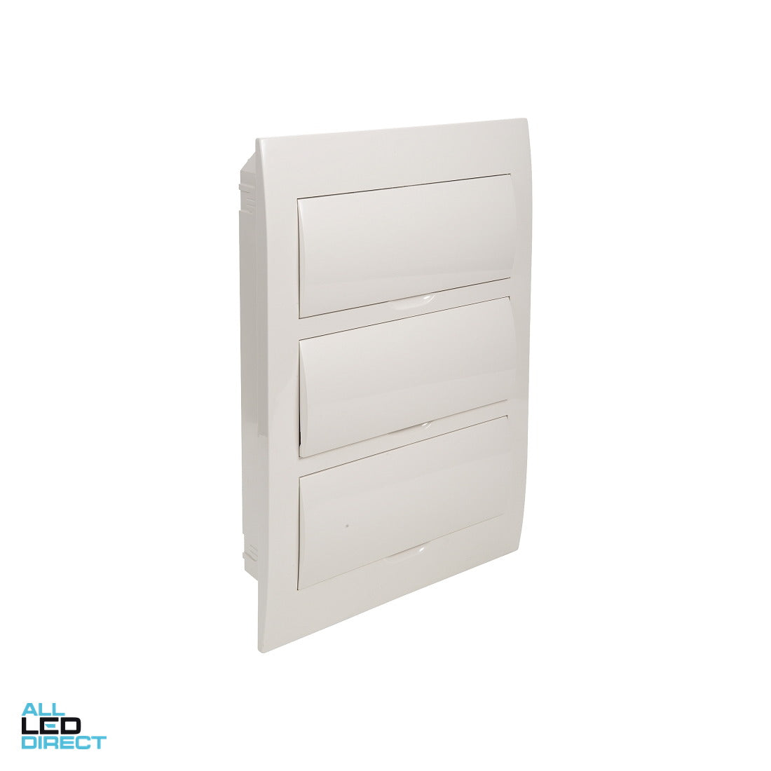 NHP 36 Pole Plastic Flush Mounted Switchboard Plain Door ALL LED Direct