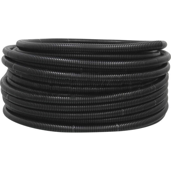 Cobalt Solar 25mm Corrugated Conduit Heavy Duty UV Black 50 Metre