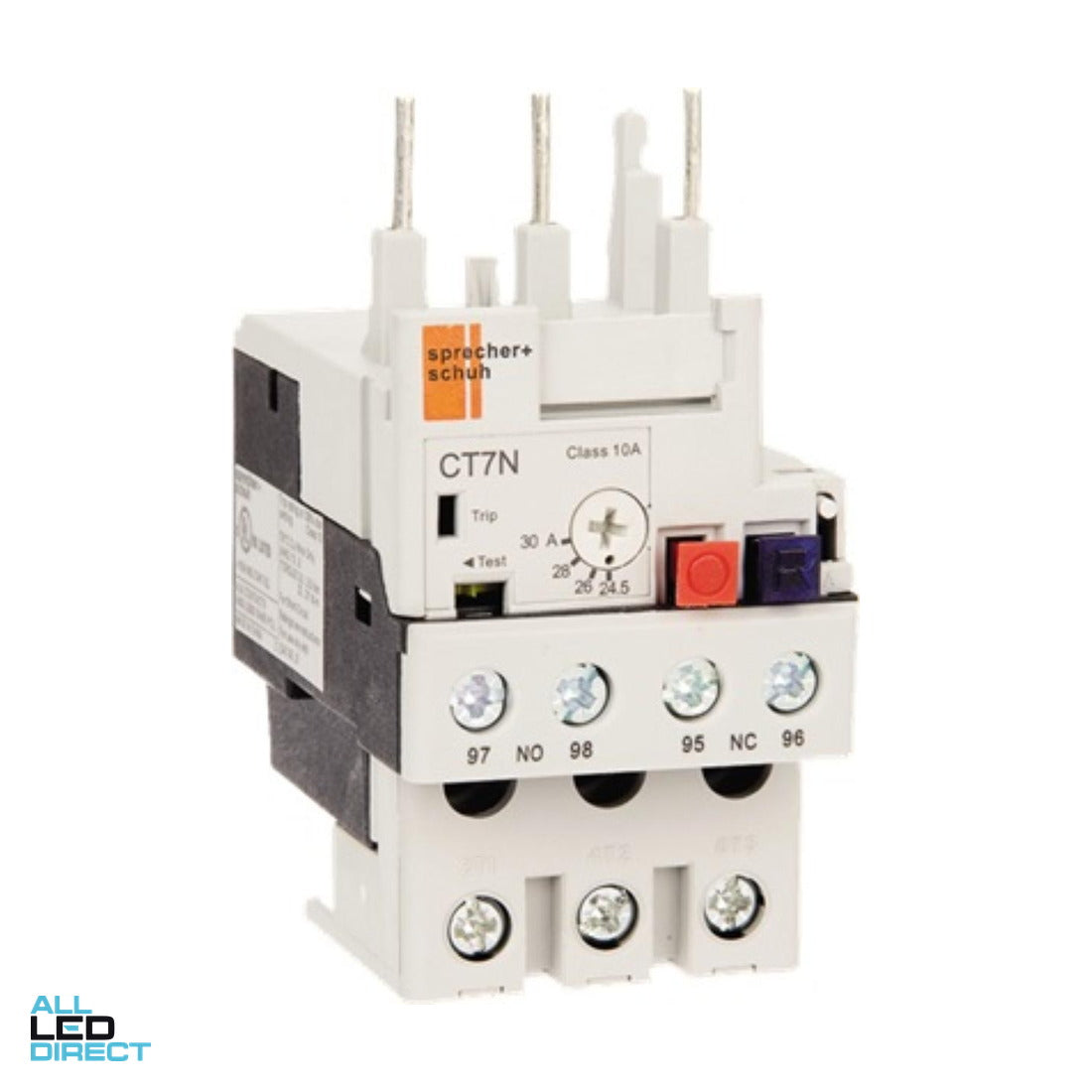 NHP Thermal Overload Relay 21 Amp - 25 Amp – Model CT7N37C25 ALL LED Direct