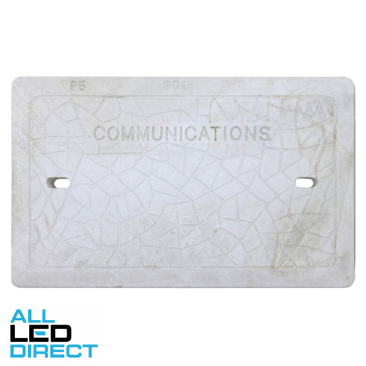 Cubis Class A P5 Cable Pit Concrete Lid Engraved With COMMUNICATIONS