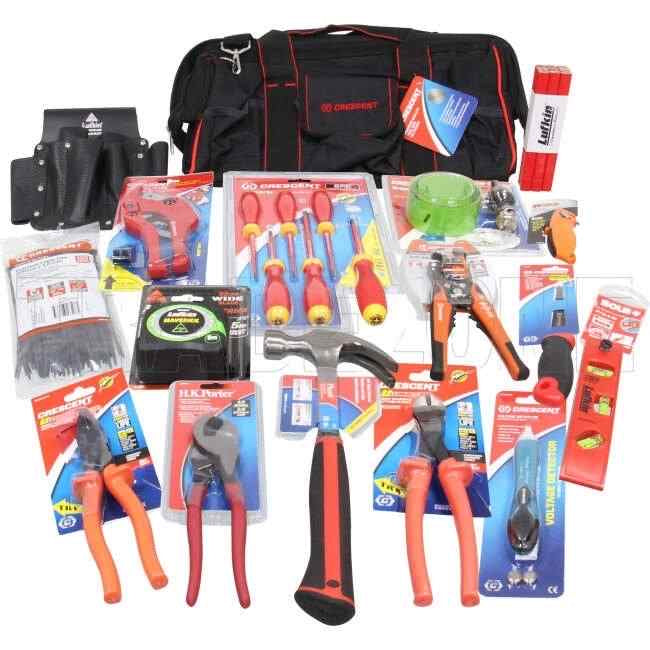 Apex Tools Crescent 28 Piece Electricians Apprentice Tool Kit - Default Title (CTKAE400)