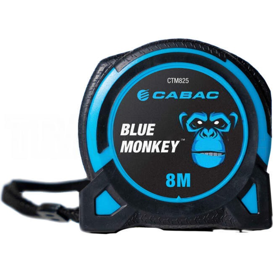 Cabac Blue Monkey Electrician's Tape Measure 8 Metres