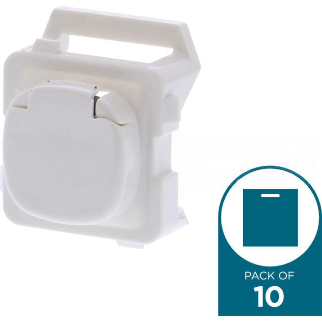 Commscope Shutter Bezel White Pack Of 10