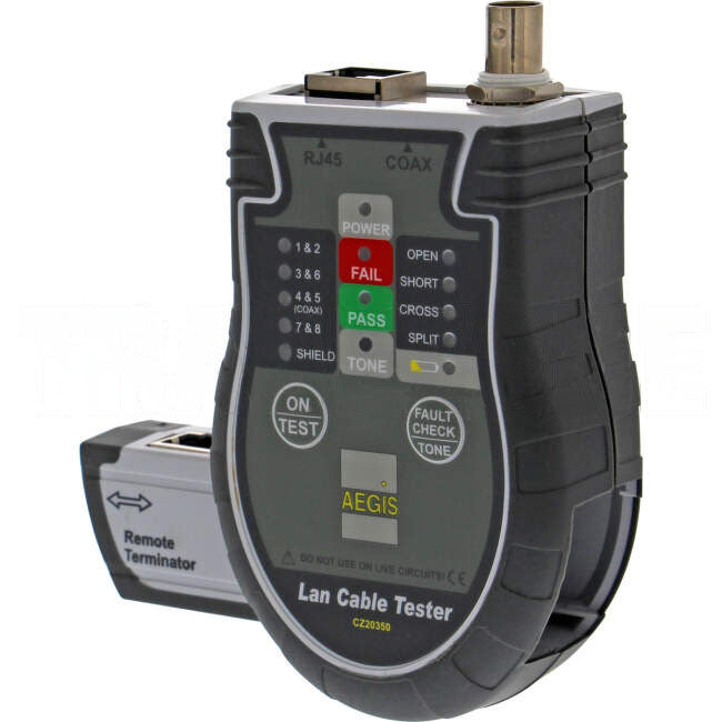 Aegis LAN RJ45 & Coax & Tone Tester