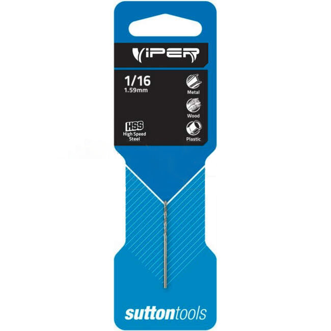 Sutton Tools 1/16 Inch VIPER Jobber Drill Bit