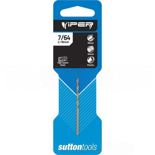 Sutton Tools 7/64 Inch VIPER Jobber Drill Bit