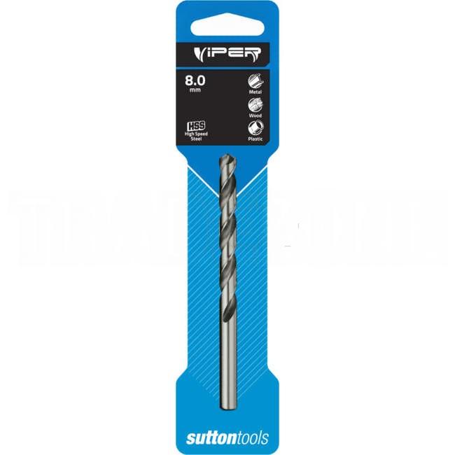 Sutton Tools 8mm VIPER Jobber Drill Bit