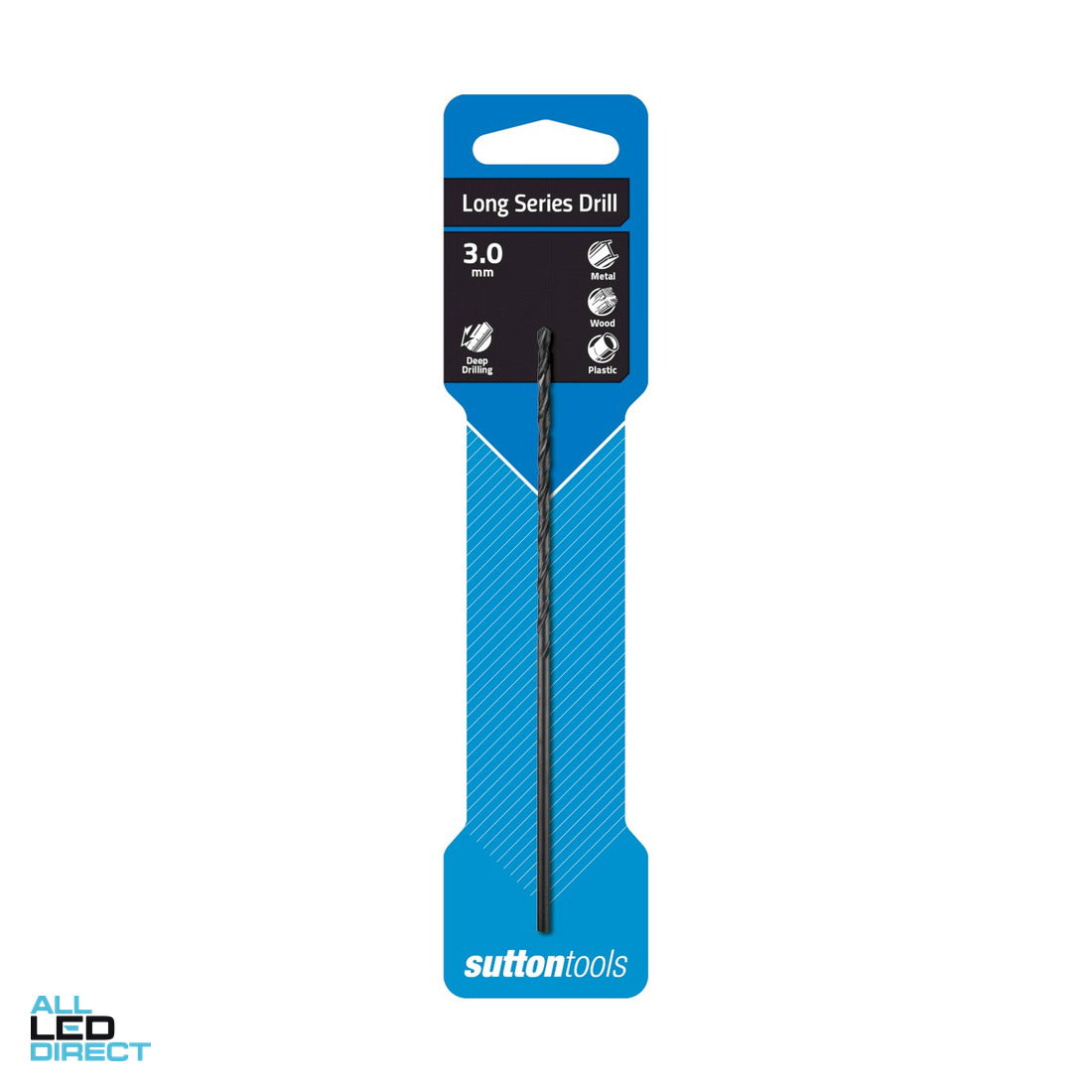 Sutton Tools 3mm Long Series Drill Bit