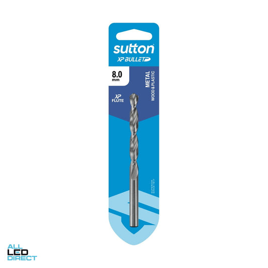 Sutton Tools 8mm HSS XP Bullet Jobber Drill Bit