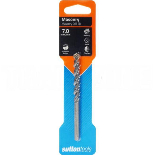Sutton Tools 7mm x 100mm Masonry Drill Bit