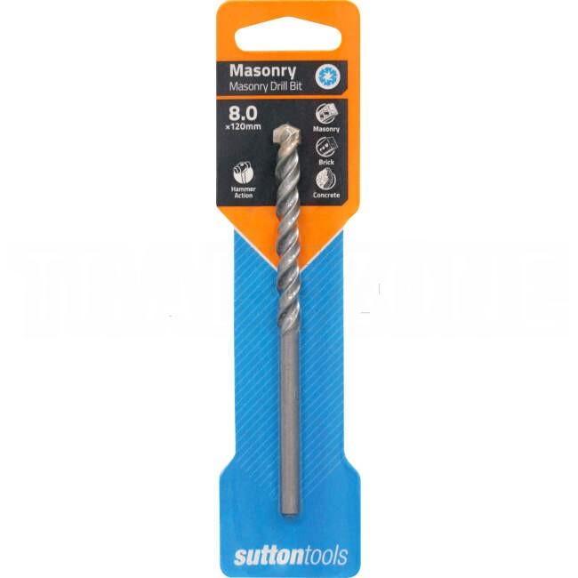 Sutton Tools 8mm x 120mm Masonry Drill Bit