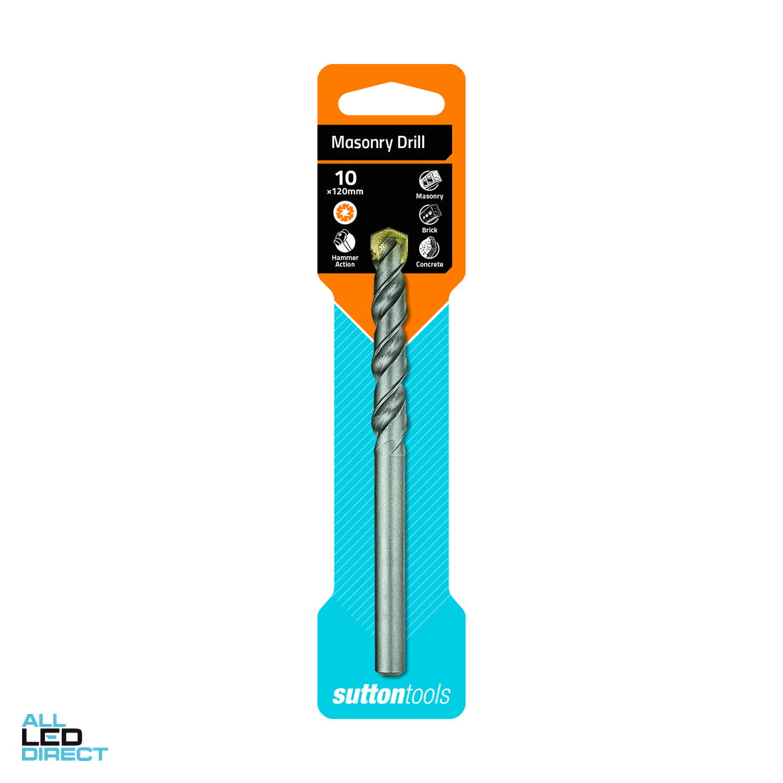Sutton Tools 10mm x 120mm Masonry Drill Bit