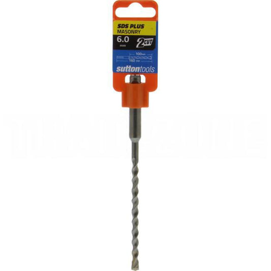 Sutton Tools 6mm x 160mm MASONRY RUNNER SDS Plus Drill Bit