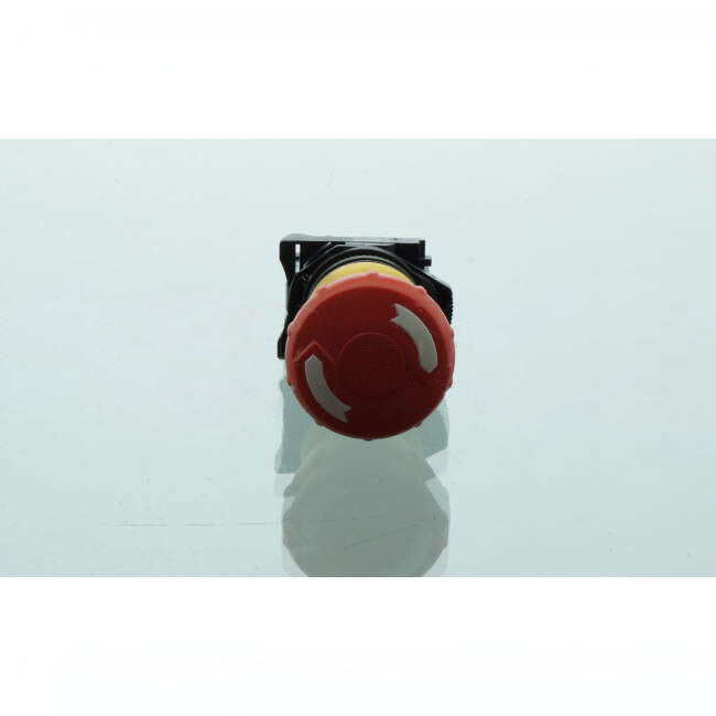 NHP 40mm Emergency Stop Push Button With 1 x N/C Contact Plastic Red