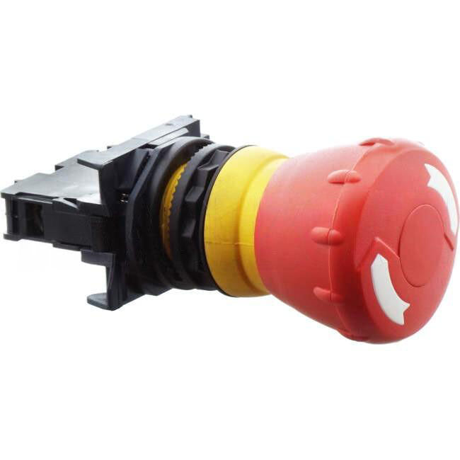 NHP 40mm Emergency Stop Push Button With 1 x N/C Contact Plastic Red