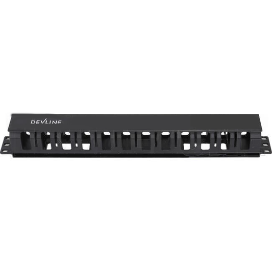 SharkRack 1U 12 Slot Universal Cable Management Rail Plastic