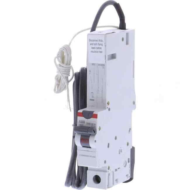 ABB 20 Amp Miniature Circuit Breaker & Residual Current Device MCB/RCD RCBO C Curve 1 Pole AC 10kA 30mA - Default Title (DME100MC20A30)