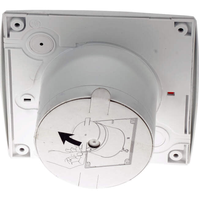 Fantech 155mm x 155mm Flush Mounted Square Exhaust Fan With Backdraft Damper Suitable For 100mm Duct