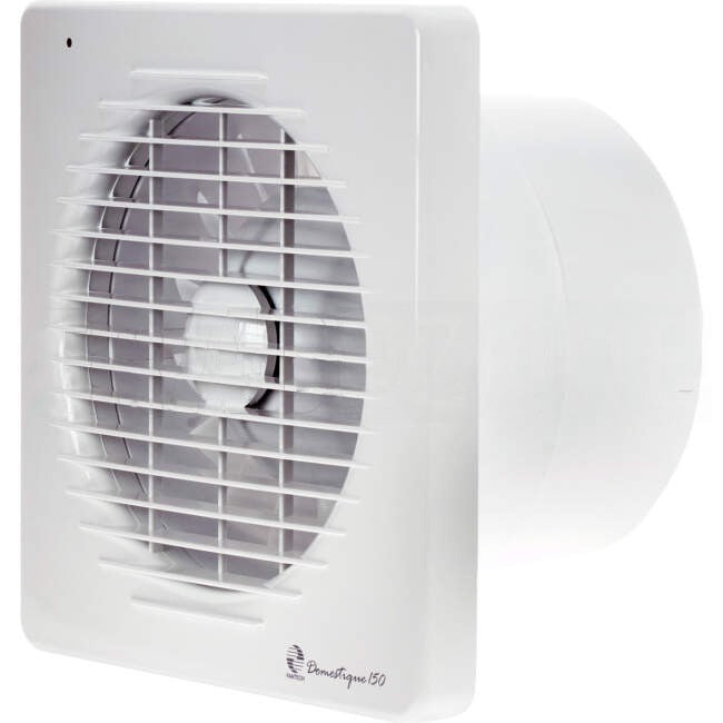 Fantech 200mm x 200mm Flush Mounted Square Exhaust Fan With Backactive Damper Suitable For 150mm Duct