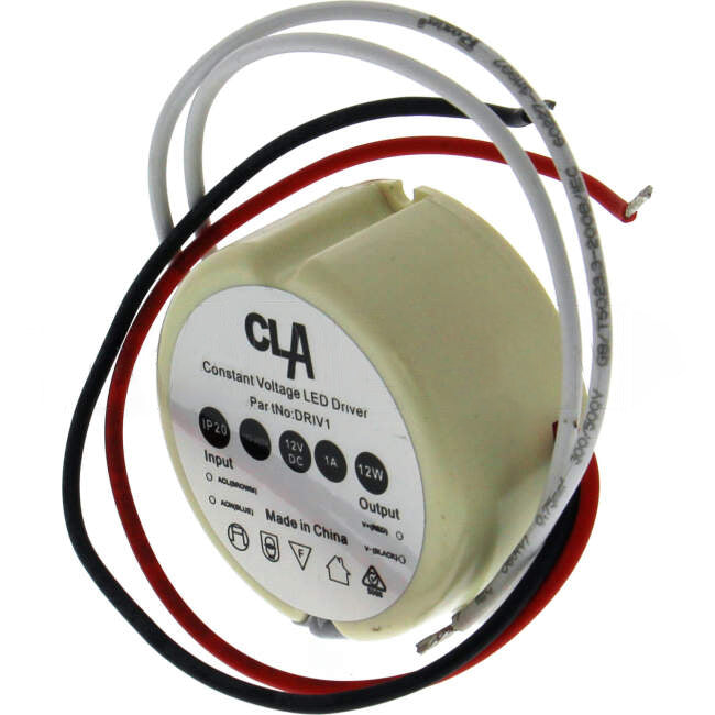 CLA 12 Watt 240 Volt DC LED Constant Voltage Driver