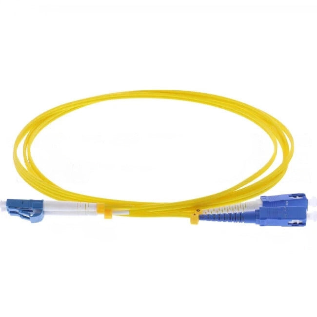 Select Data OS2 DX Singlemode Patch Lead Suitable For LC & SC Connector Aqua 2 Meters