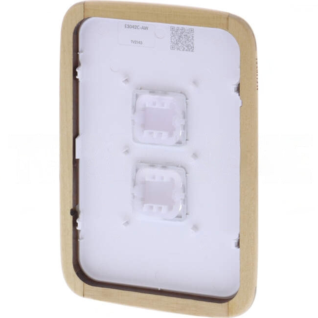 Clipsal 2 Gang ICONIC ESSENCE Vertical/Horizontal Cover Plate Arctic White